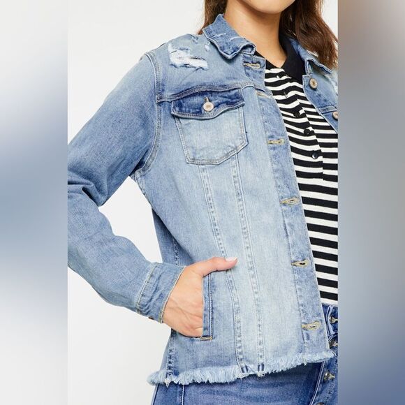 KanCan WILSON DENIM JACKET - Picture 4 of 15